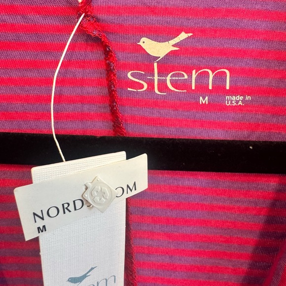 stem Raspberry Cowl Neck Mini Dress NET - Picture 3 of 4